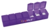 Garyline® 7-Day Pill Box - Translucent violet
